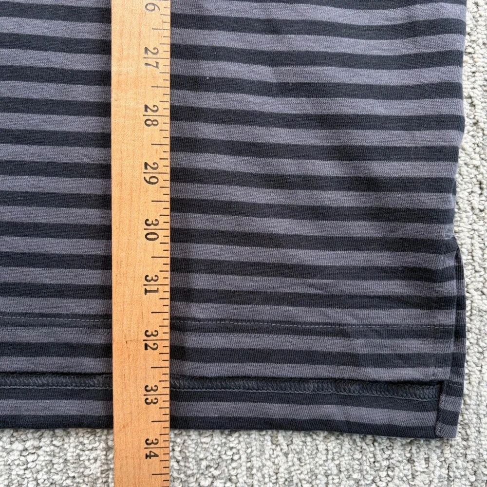 Nike Air Long Sleeve Shirt Mens XL Black Striped Loose Fit 930461-060